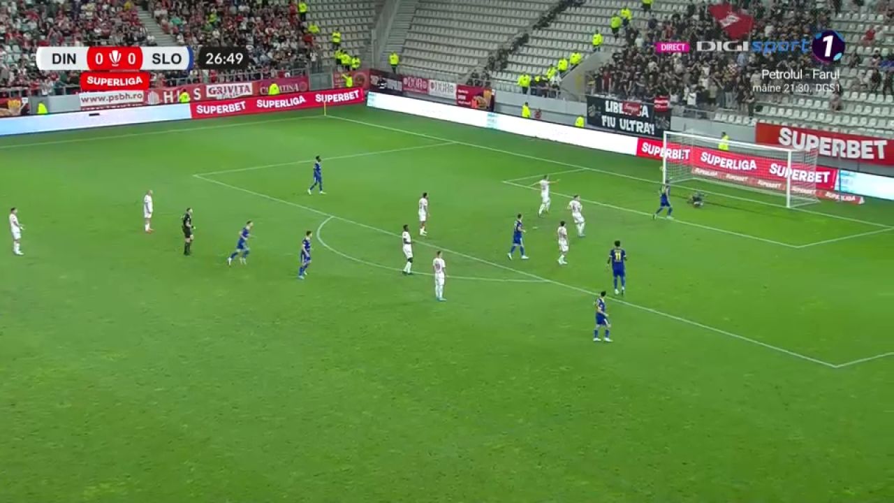 Dinamo - Unirea Slobozia 1-0 | Cîrjan aduce cele trei puncte pentru