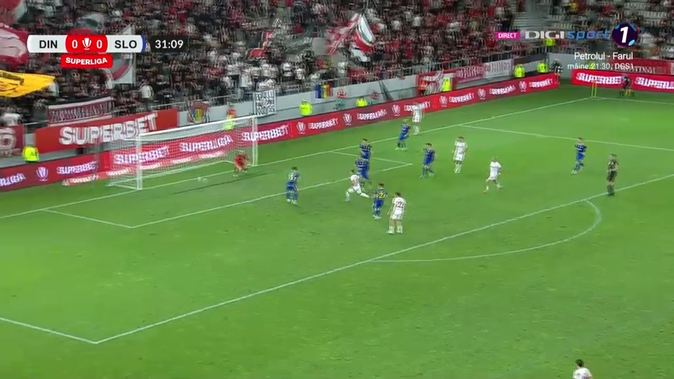 Dinamo - Unirea Slobozia 1-0 | Cîrjan aduce cele trei puncte pentru 