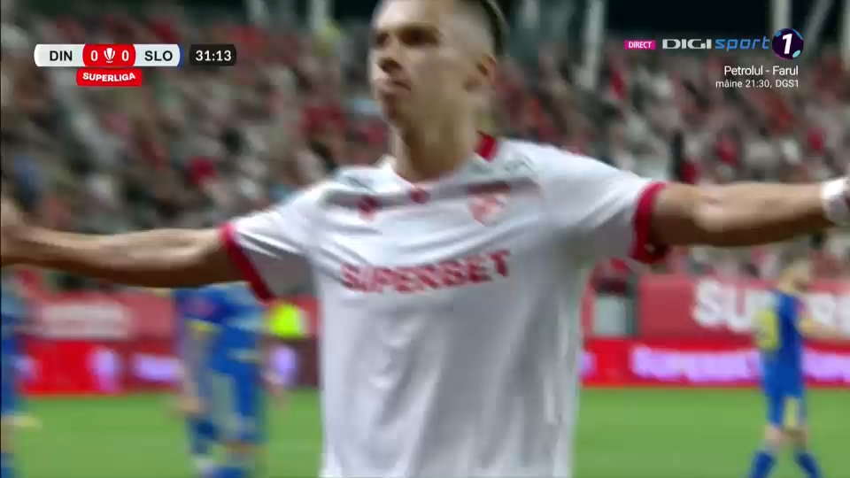 Dinamo - Unirea Slobozia 1-0 | Cîrjan aduce cele trei puncte pentru 