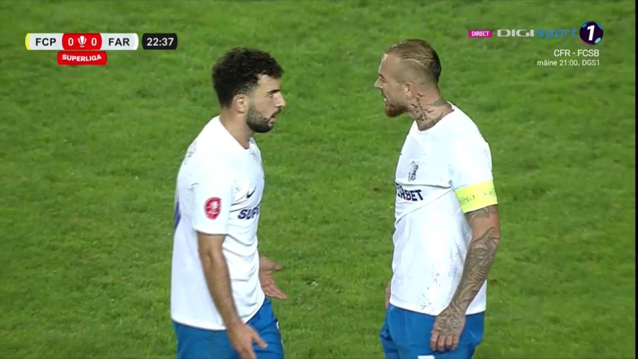 Conflict pe teren între Alibec și coechipierul Grigoryan! Hagi și arbitrul au intervenit_8