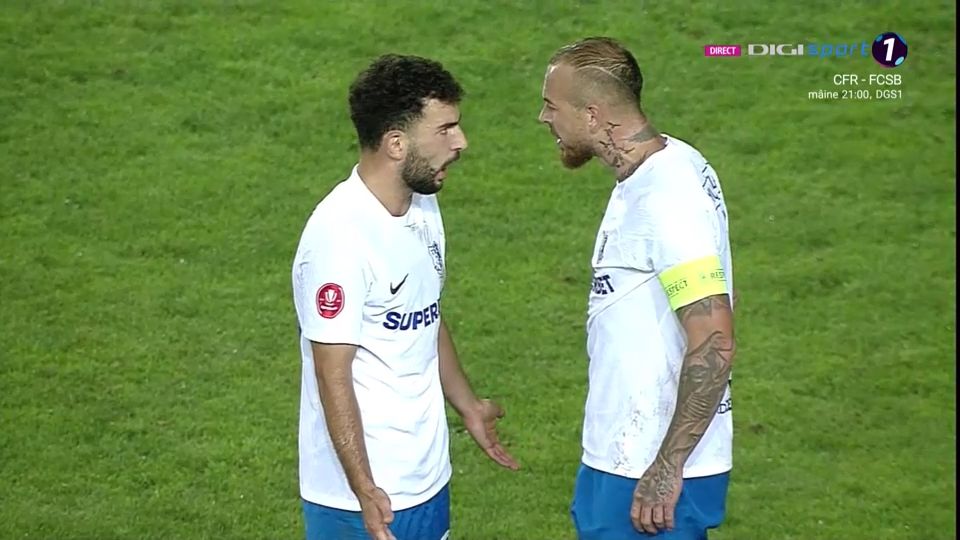 Conflict pe teren între Alibec și coechipierul Grigoryan! Hagi și arbitrul au intervenit_15