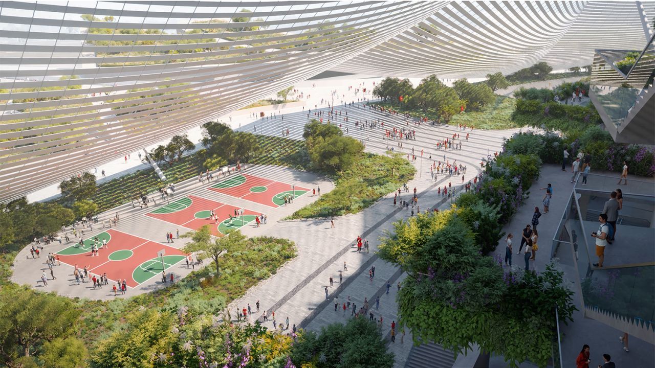 Marocul construiește cel mai mare stadion de fotbal din lume! Designul este inspirat de forma cortului berber_3
