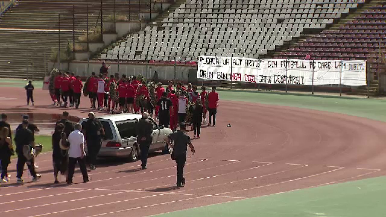 Sicriul lui Gheorghe Mulțescu a străbătut pentru ultima oară stadionul Dinamo! Imagini sfâșietoare_1