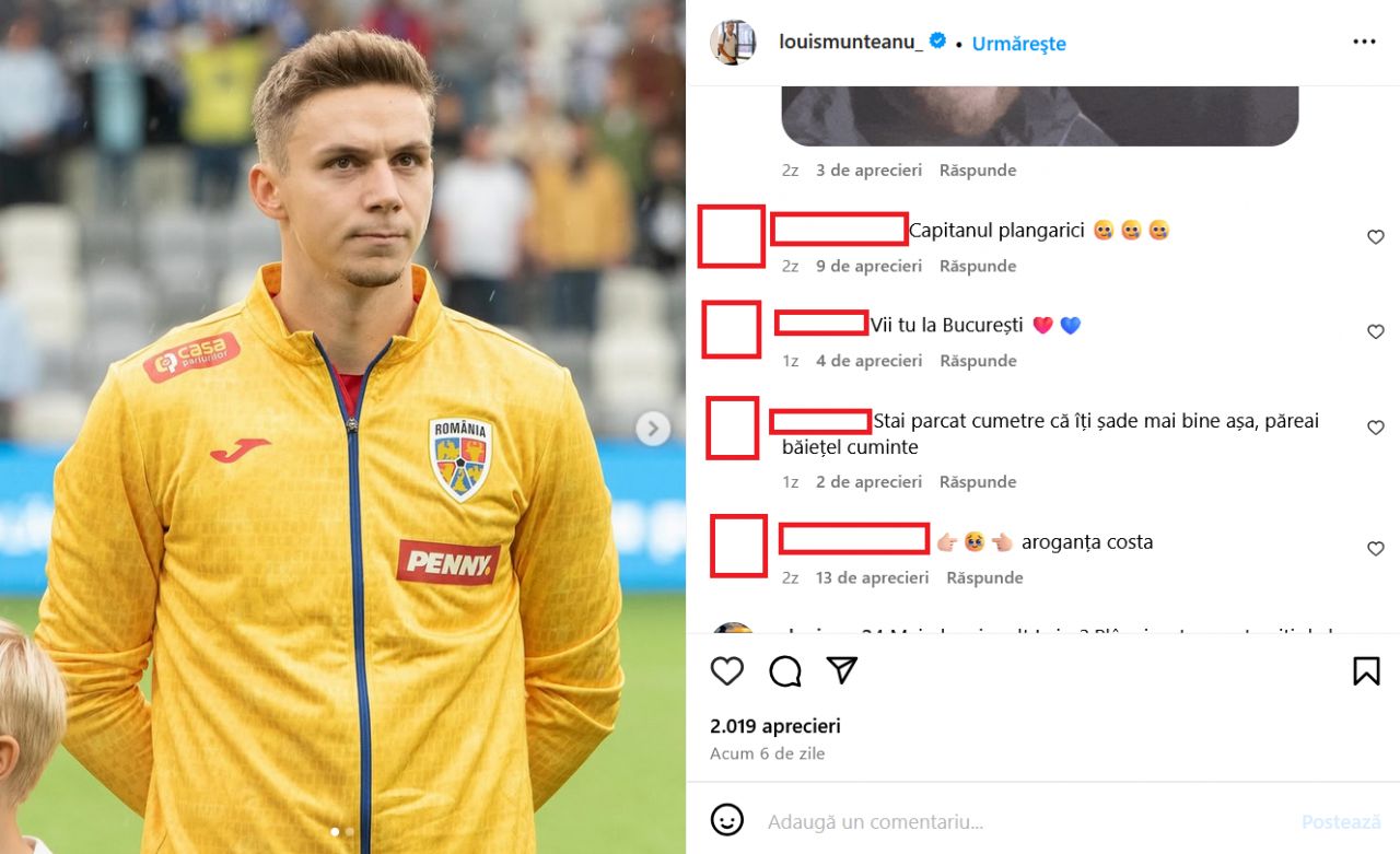 Mesaje oribile primite de Louis Munteanu. Val de jigniri și amenințări după meciul cu FCSB_4