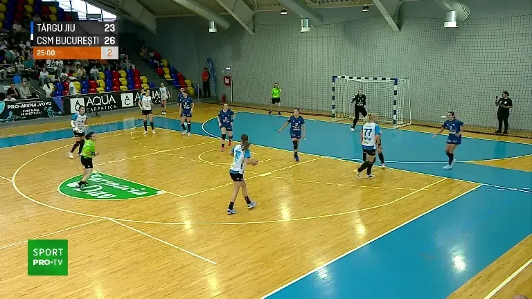 CSM Târgu Jiu - CSM București 25-28 a fost în direct pe Pro Arena și VOYO (18 septembrie 2024)