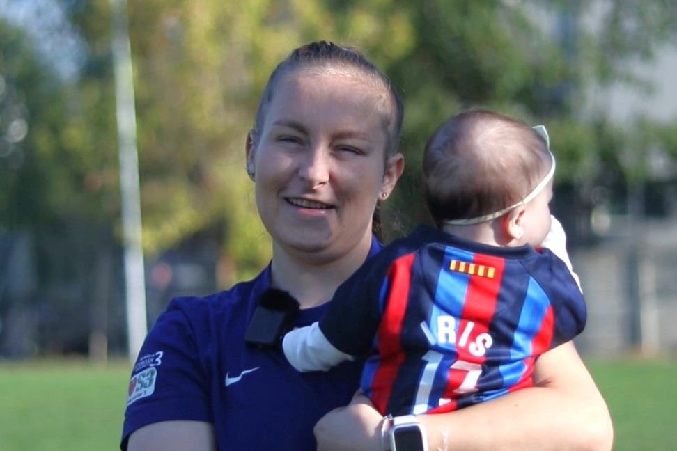 Ea este cea mai mică fotbalistă din România! Baby Iris are doar patru luni și e fiica unor sportivi_13