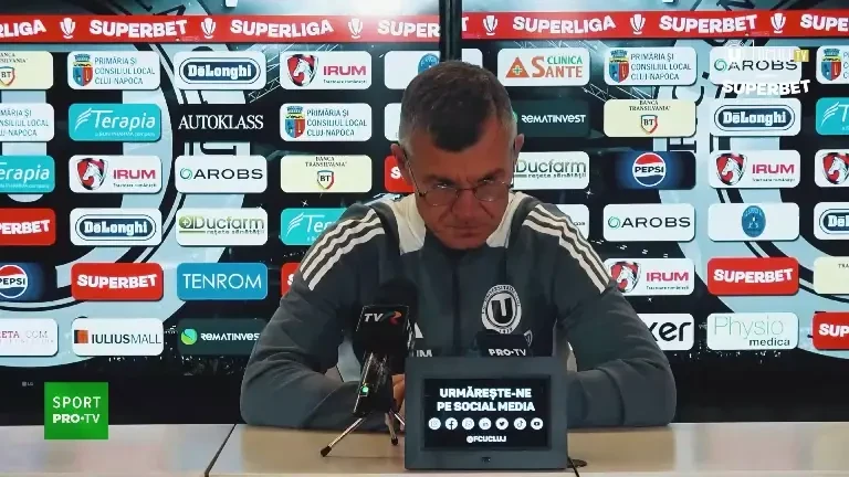 Ioan Ovidiu Sabău, declarații &icirc;nainte de U Cluj - U Craiova (20 septembrie 2024)