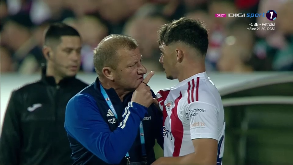 Scene rare la Oțelul - Dinamo: Dorinel Munteanu și-a tras jucătorul de guler și l-a certat_17