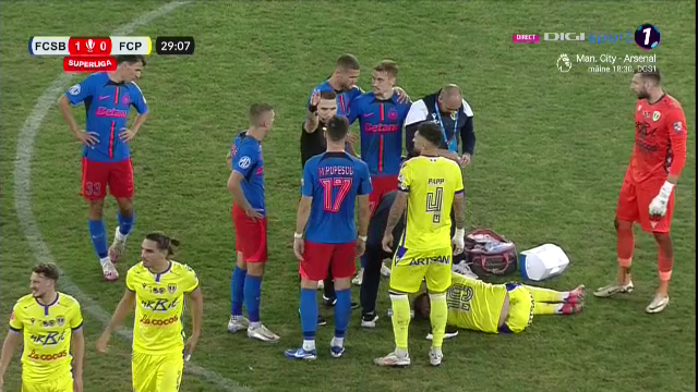 Lăudat de Gigi Becali, Mihai Popescu a văzut direct cartonașul roșu în FCSB - Petrolul!_11