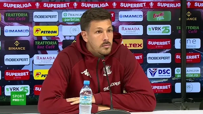 Conferință de presă Rapid, &icirc;nainte de meciul cu Unirea Slobozia (22/09/2024)