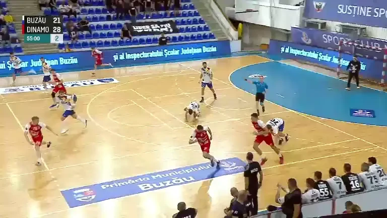 HC Buzău - Dinamo 24-30 (ultimele 5 minute din meciul din Liga Zimbrilor)
