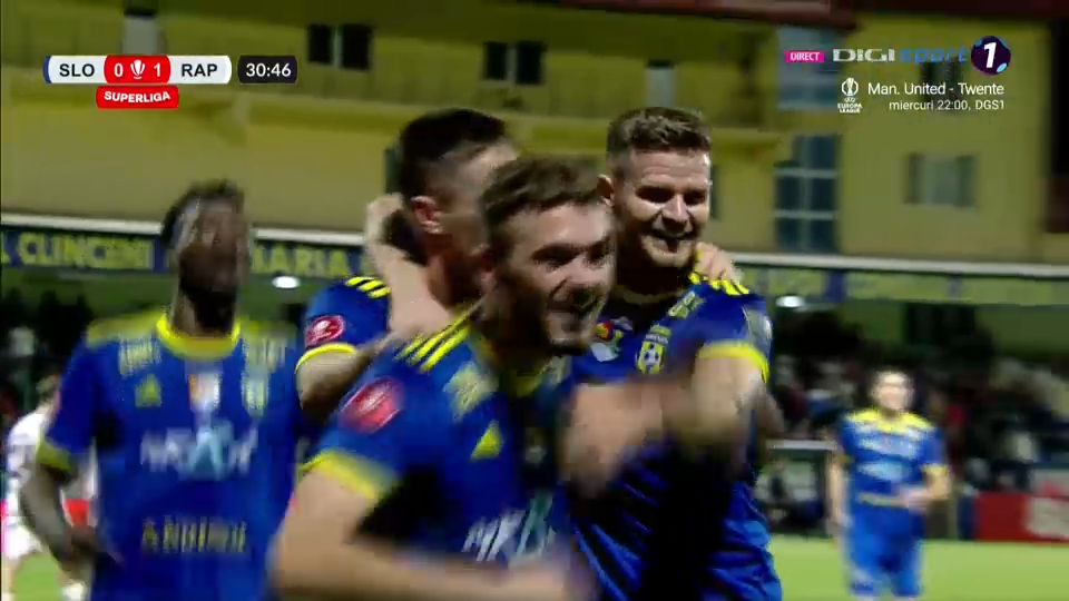 Unirea Slobozia - Rapid 1-2 | Giuleștenii obțin a doua victorie din campionat și urcă pe locul opt_8