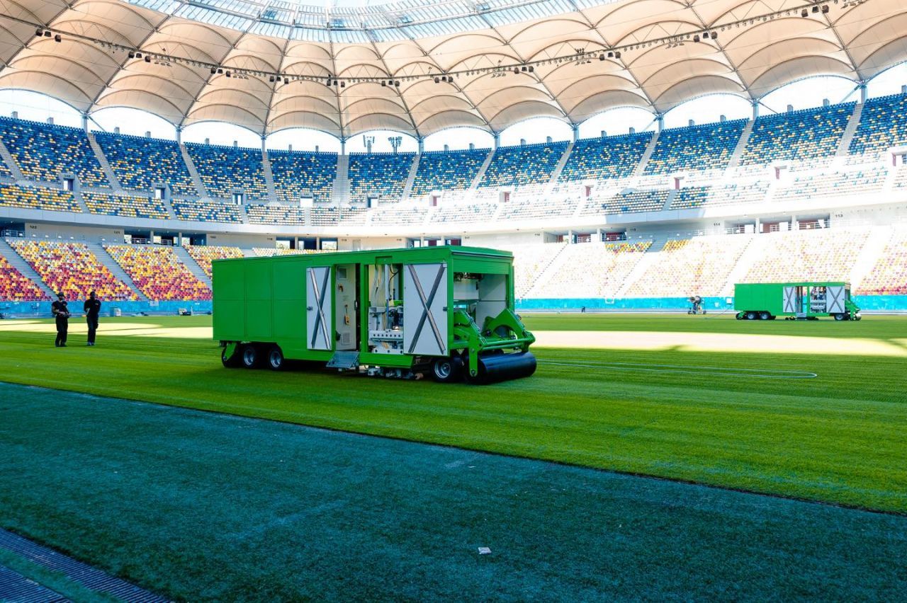 Veste excelentă pentru FCSB! Gazonul de pe Arena Națională a fost înlocuit cu unul hibrid înaintea meciului cu RFS_7