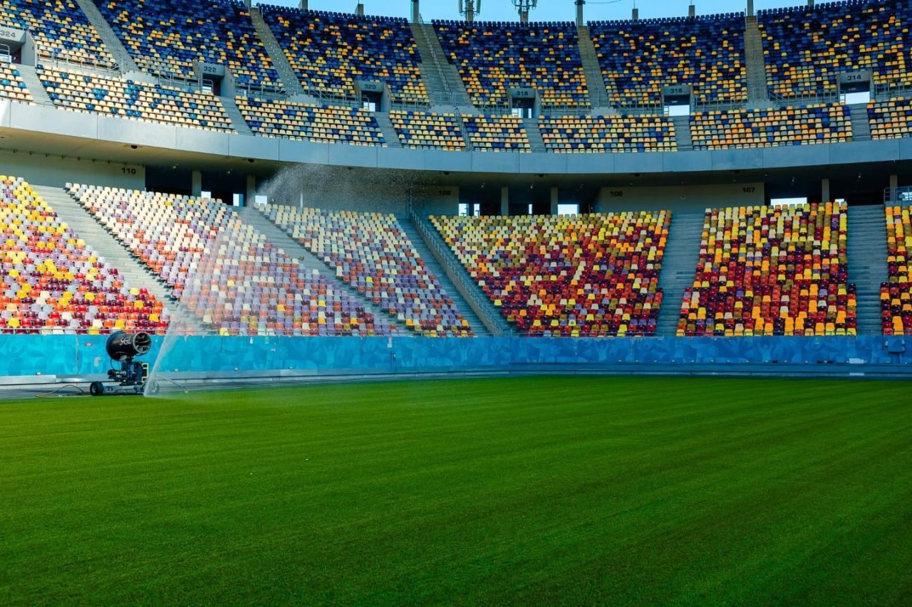 Veste excelentă pentru FCSB! Gazonul de pe Arena Națională a fost înlocuit cu unul hibrid înaintea meciului cu RFS_1