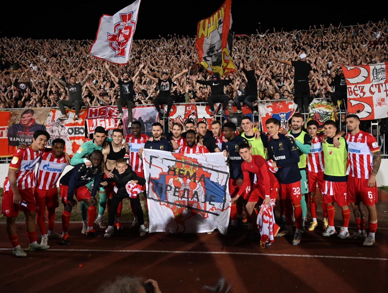 A fost DEZASTRU în Partizan Belgrad - Steaua Roșie Belgrad, ”Večiti Derbi” din Serbia! Perla lui Gică Hagi, maestru de ceremonii_4