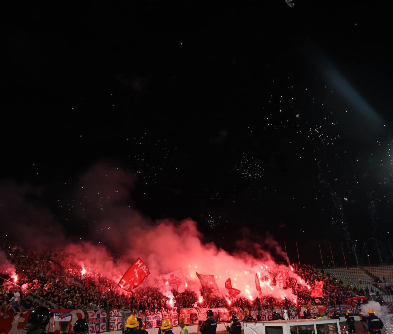 A fost DEZASTRU în Partizan Belgrad - Steaua Roșie Belgrad, ”Večiti Derbi” din Serbia! Perla lui Gică Hagi, maestru de ceremonii_5