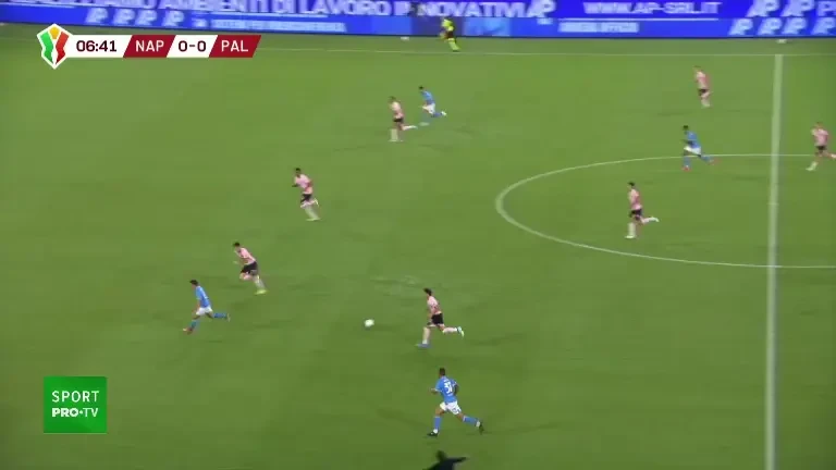 Napoli - Palermo 5-0 (gol Ngonge minutul 7)