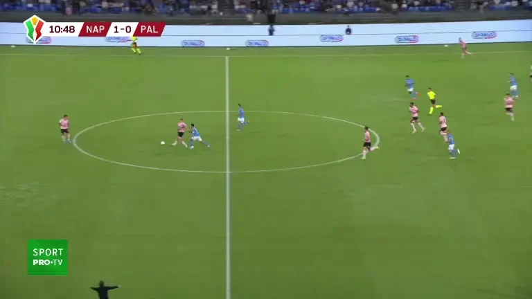 Napoli - Palermo 5-0 (gol Ngonge minutul 12)