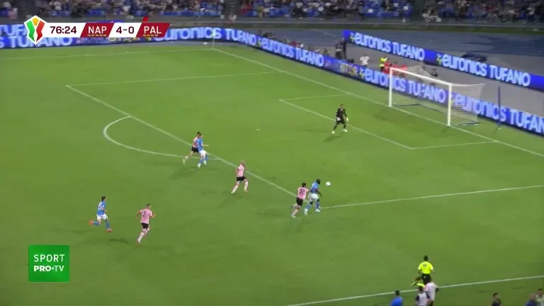 Napoli - Palermo 5-0 (gol McTominay minutul 77)