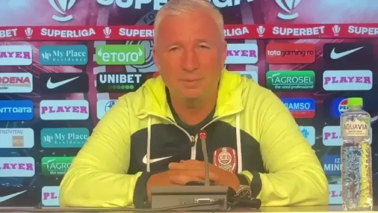 Dan Petrescu, conferință de presă &icirc;nainte de CFR Cluj - UTA Arad (27.09.2024)
