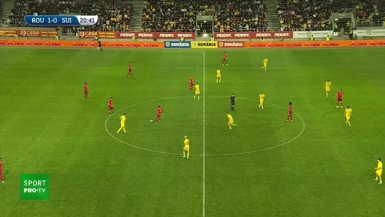 România U21 - Elveția U21: ocazie minutul 21