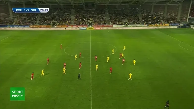 România U21 - Elveția U21: Daniel Pancu, eliminat în urma unui incident cu arbitru