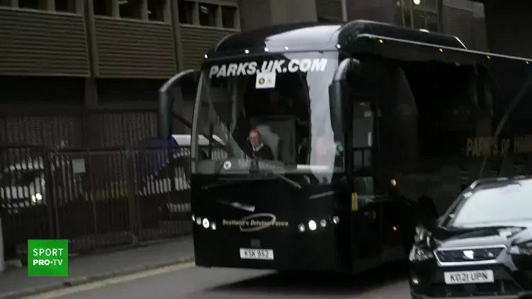 Jucătorii FCSB au ajuns la hotel în Scoția pe ambient de șantier