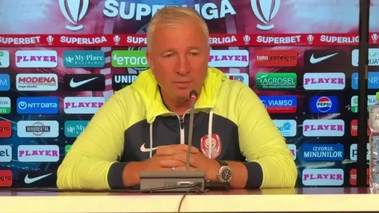 Dan Petrescu, conferință de presă &icirc;nainte de CFR Cluj - Sepsi OSK (24.10.2024)