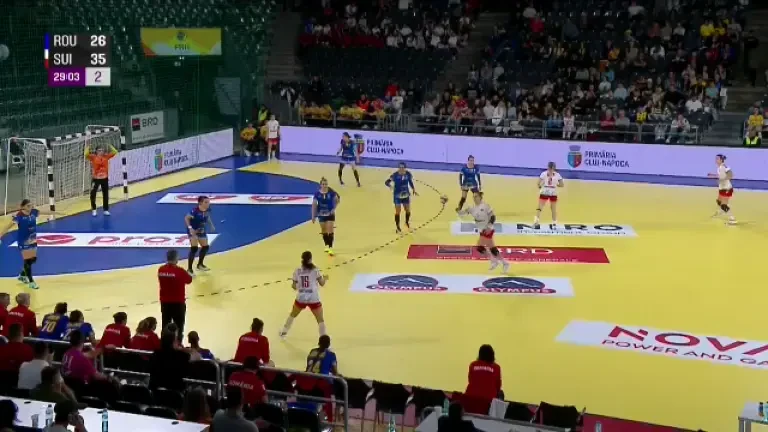 Trofeul Carpați: România - Elveția (finalul meciului)