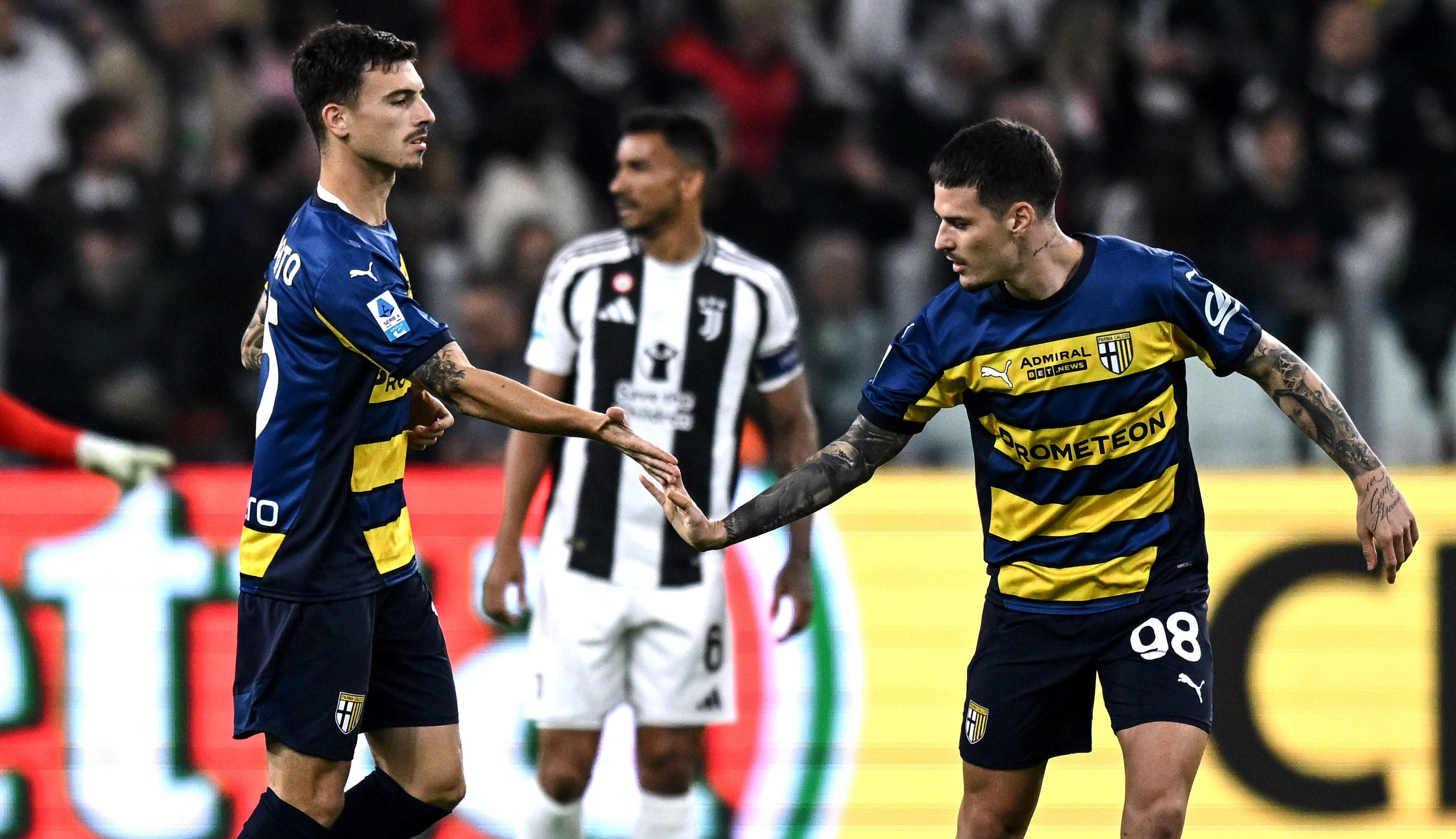 Juventus - Parma 2-2. Dennis Man, assist pentru Sohm după o fază la care a contribuit și Mihăilă!