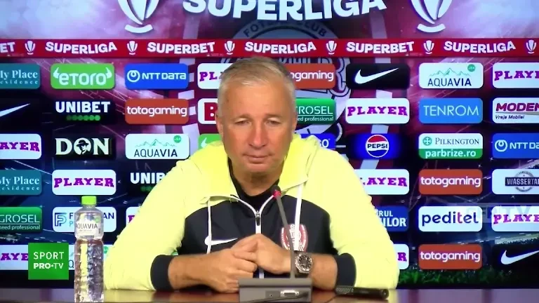 Dan Petrescu, conferință de presă &icirc;nainte de Dinamo - CFR Cluj (07.11.2024)