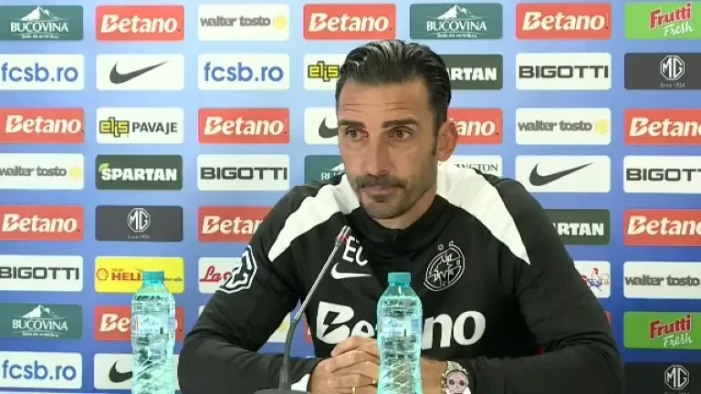 Elias Charalambous, conferință de presă &icirc;nainte de U Cluj - FCSB (09.11.2024)