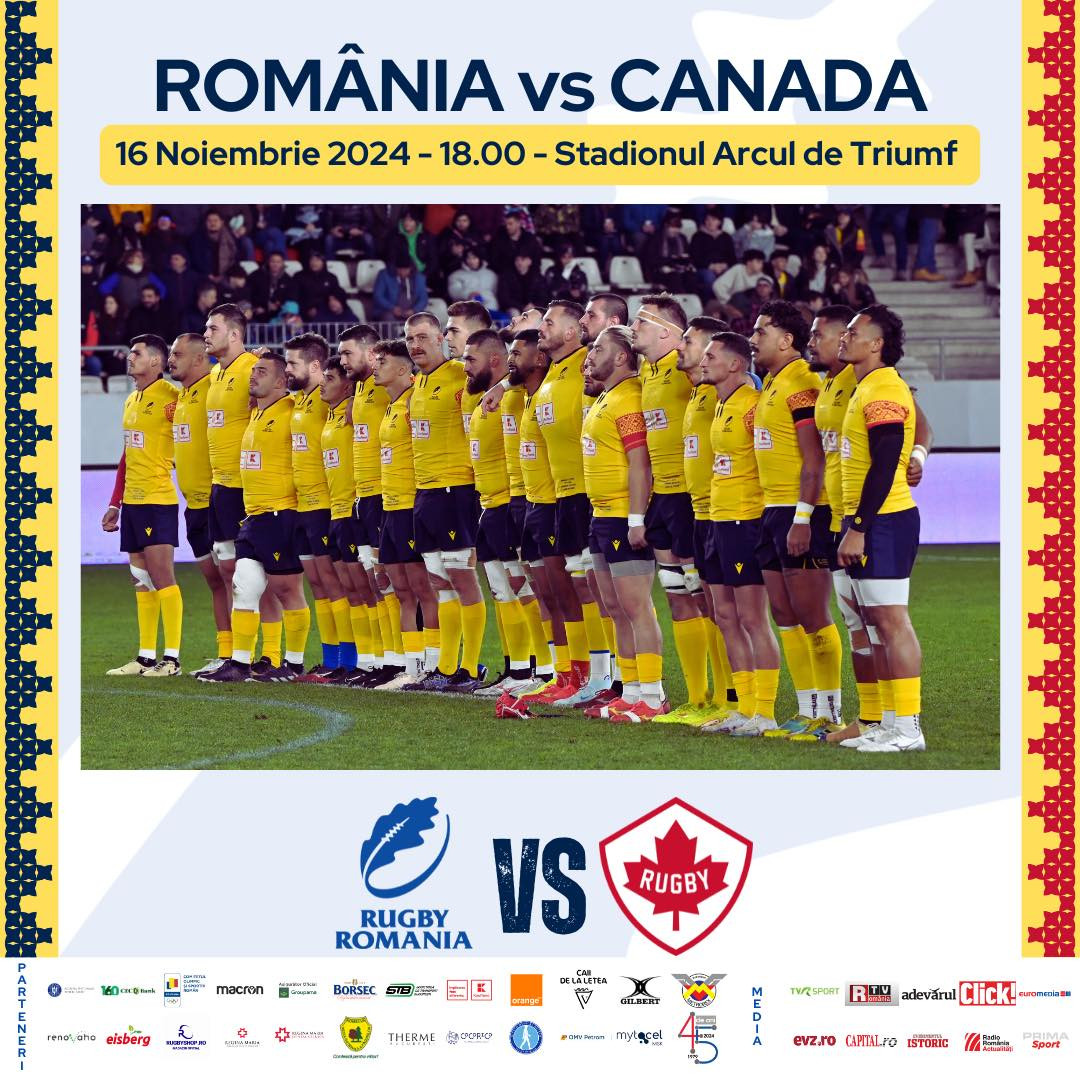 Romania canada rugby 2024
