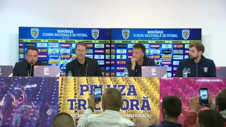 Mircea Lucescu a plecat de la conferința de presă de după România - Kosovo