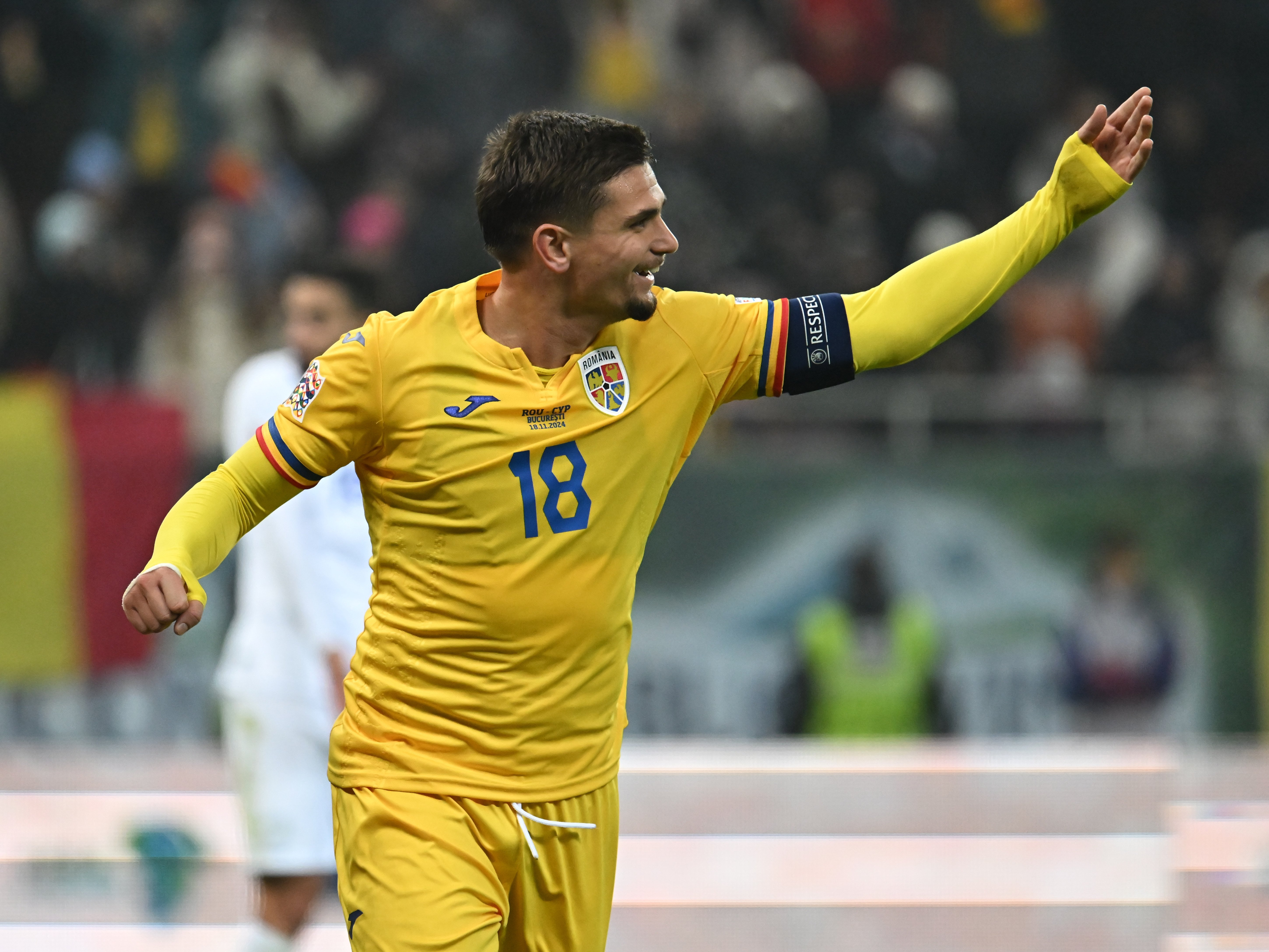 Rom&acirc;nia - Cipru 4-1: Ploaie de goluri! Tricolorii s-au dezlănțuit pe Arena Națională