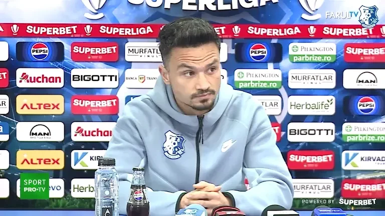 Conferință Denis Alibec înainte de Farul Constanța - Oțelul Galați (21/11/2024)