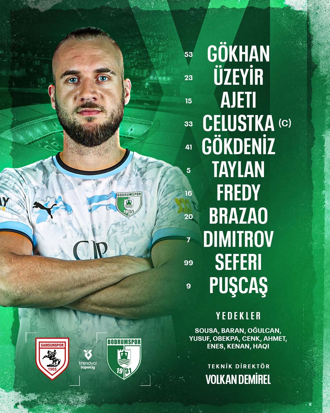Puscas bodrum titular la samsun