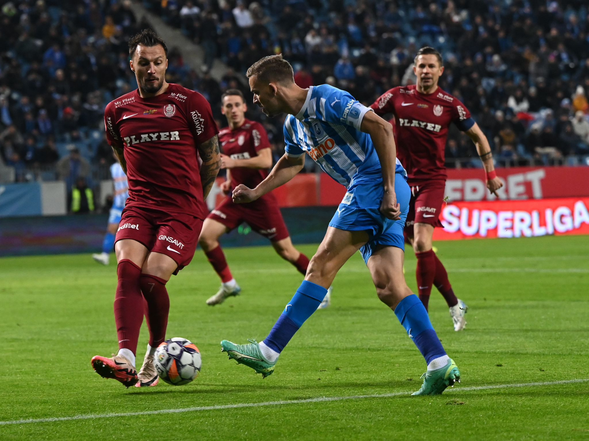 Universitatea Craiova - CFR Cluj 0-2! Ardelenii urcă pe primul loc &icirc;n clasament