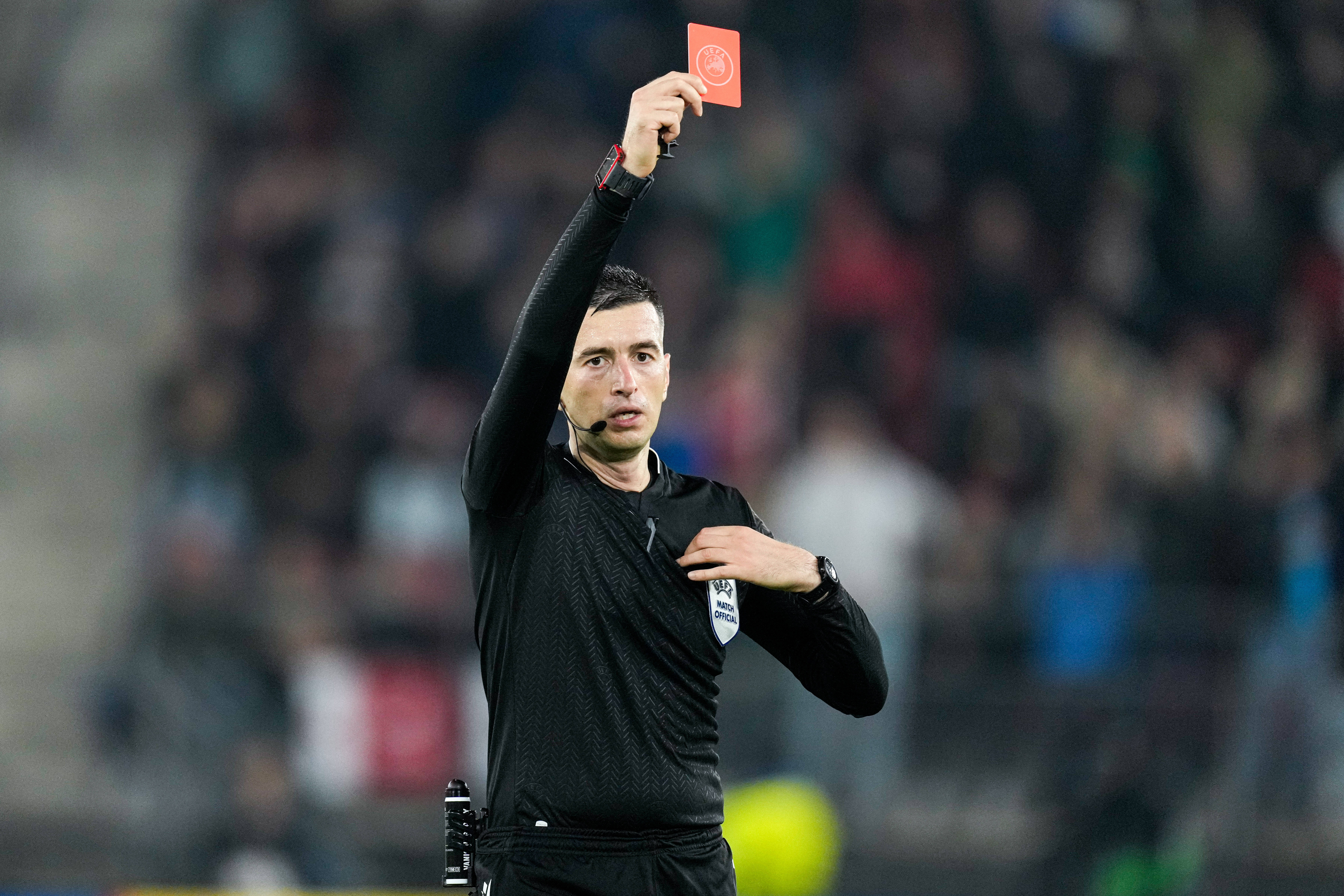 Să ne fie teamă? Arbitrul de la Hoffenheim - FCSB, albanezul Juxhin Xhaja, este &rdquo;omul de casă&rdquo; al federației din Kosovo!