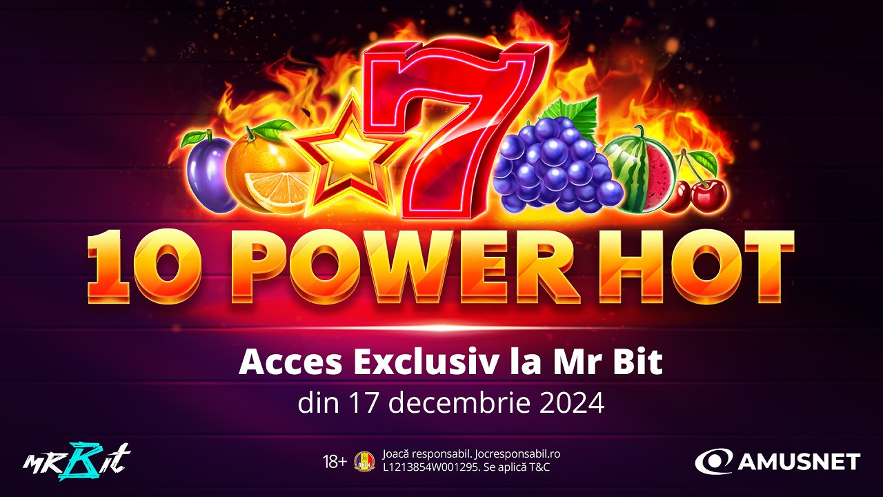 (P) Lansarea Slotului Exclusiv: 10 Power Hot Este Disponibil la Mr Bit P&acirc;nă pe 15 ianuarie, 2025