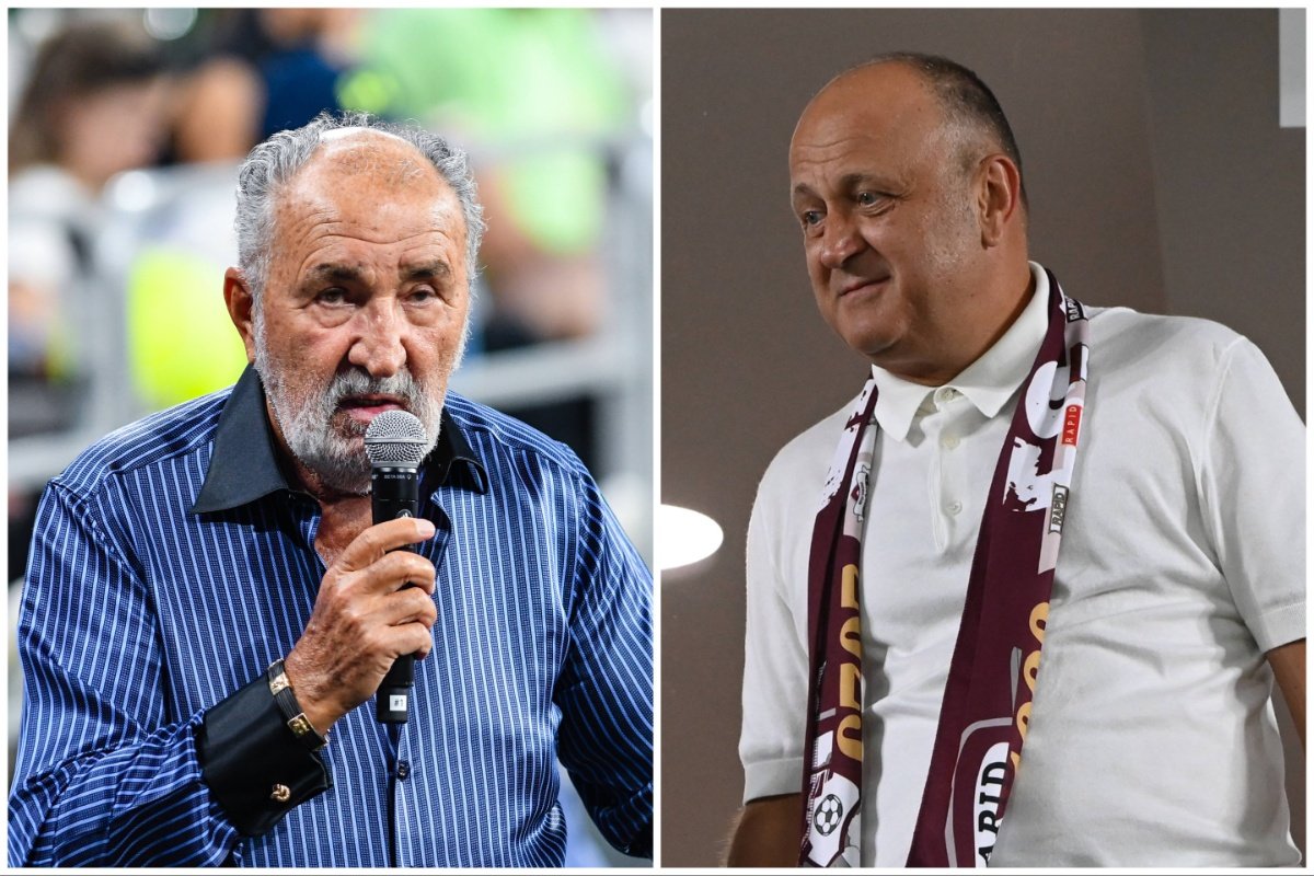 Italienii le-au făcut portretele lui Ion Țiriac și Dan Șucu, afaceriștii care ar urma să preia Genoa