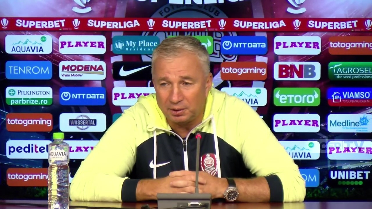 Dan Petrescu, conferință de presă &icirc;nainte de CFR Cluj - Oțelul Galați (21.12.2024)