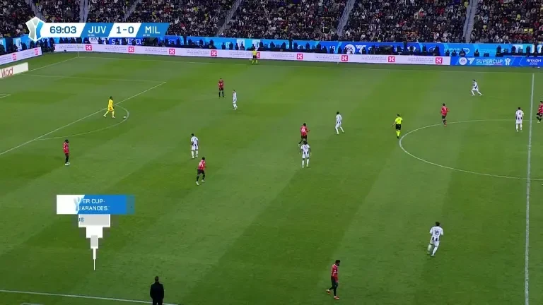 Pulisic nu iartă de la 11 metri și egalează &icirc;n Juventus - Milan din Supercupa Italiei (3 ianuarie 2025)