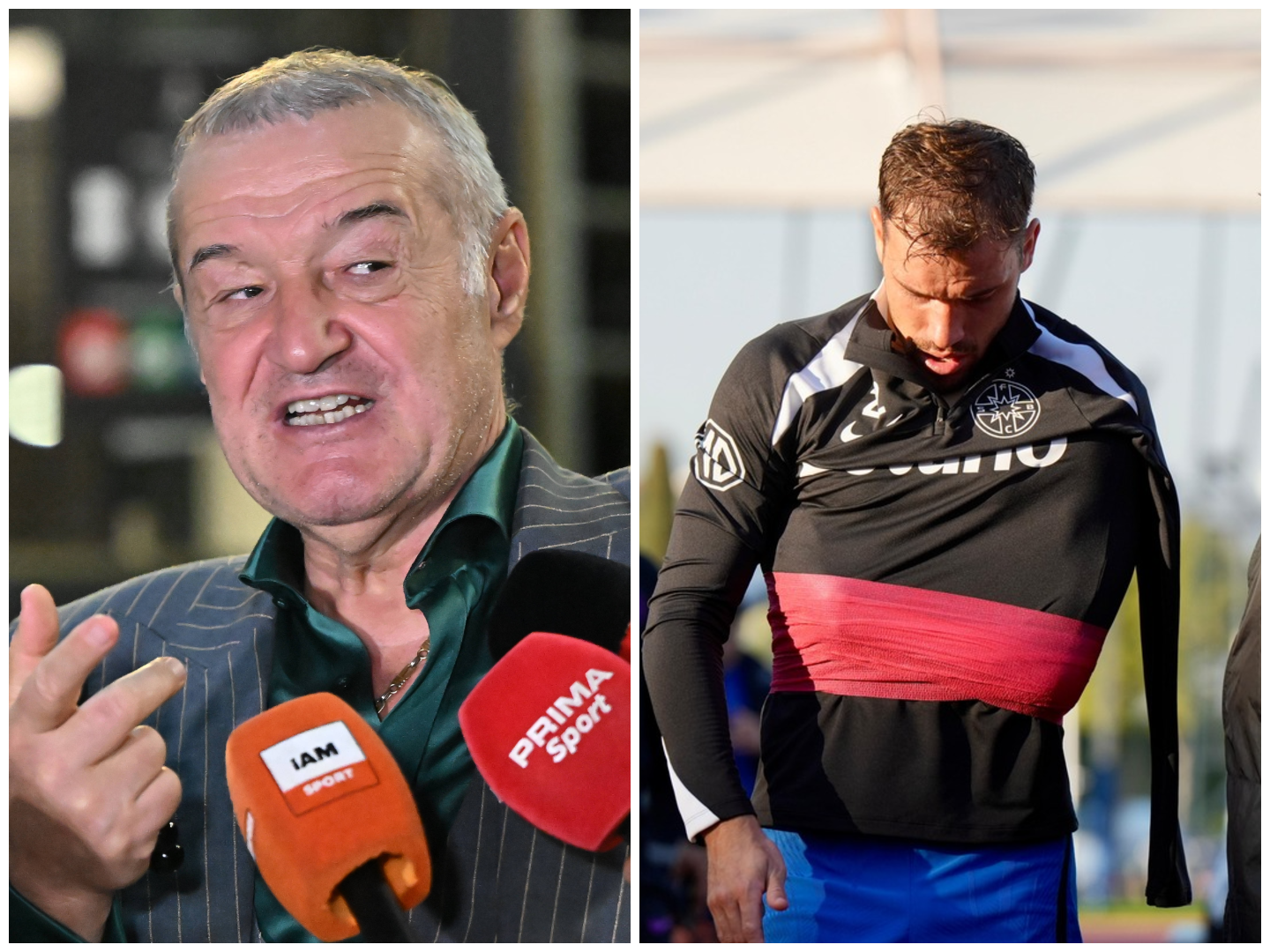 Gigi Becali, detalii despre accidentarea lui Darius Olaru: M&acirc;ine vom ști exact