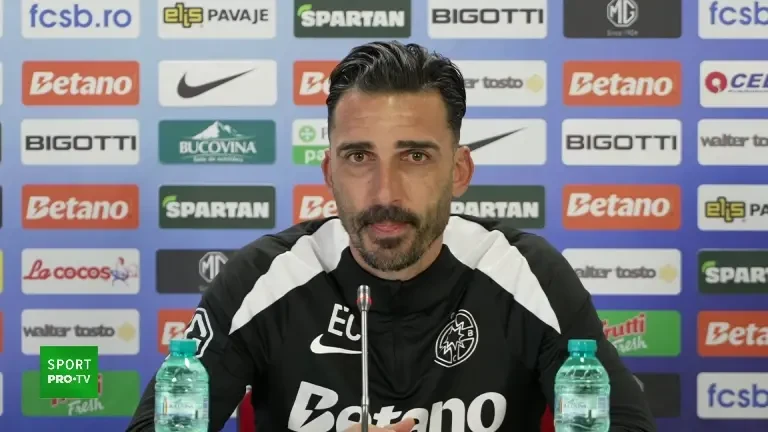 Conferință de presă Elias Charalambous &icirc;nainte de FCSB - FC Hermannstadt (16/01/2025)