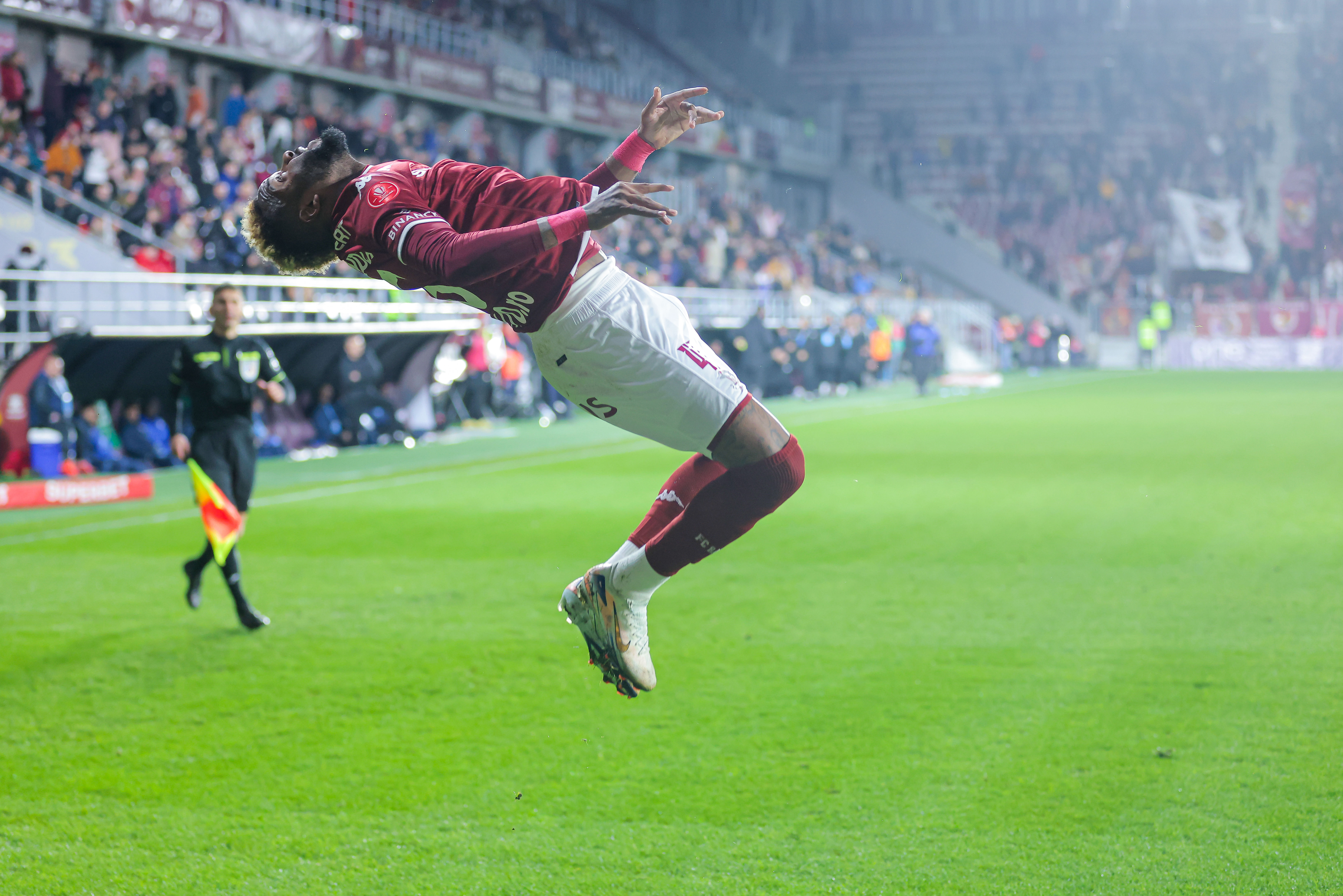 Aaron Boupendza, OUT de la Rapid! Anunțul clubului + reacția lui Marius Șumudică