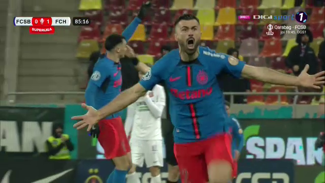 Explozie de bucurie! Crețu a &icirc;nfipt-o la &rdquo;păianjen&rdquo; &icirc;n FCSB - Hermannstadt