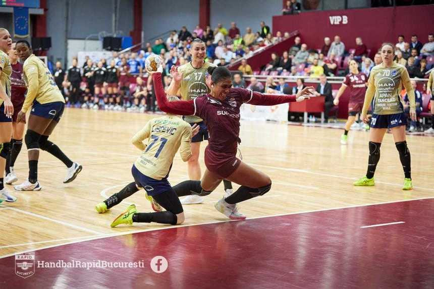 Rapid, distrusă la handbal feminin: scorul final &icirc;n meciul cu Odense din Liga Campionilor