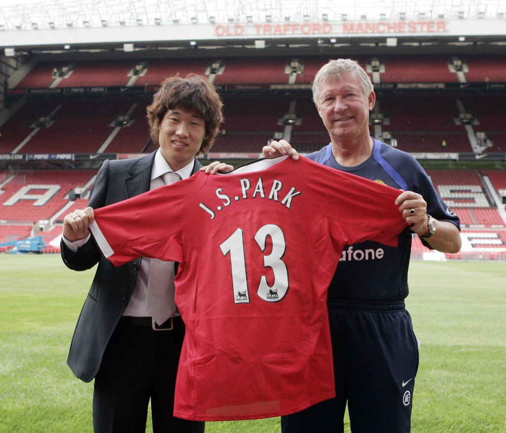 Sir alex ferguson park ji sung 1