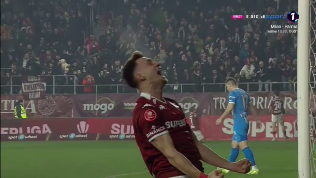 A &icirc;nscris &icirc;n Rapid - Craiova și s-a bucurat ca Erling Haaland!